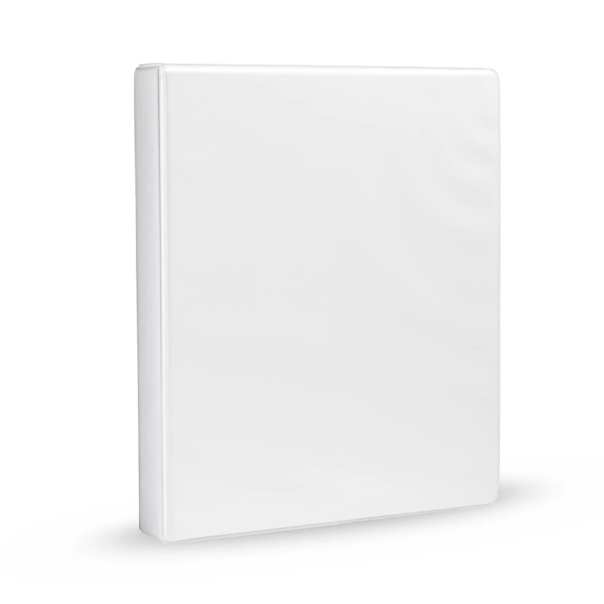 Amazon Basics 3-Ring Binder, 1-Inch, Customizable, White, 1-Pack | Holds 175 Sheets - main product image