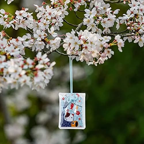 WEBEEDY 16 Pieces Japanese Omamori Amulet for Safe Travel & Luck | Blessing & Success Charm (70-120 chars) thumbnail 7