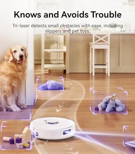 NARWAL Freo X Plus Robot Vacuum and Mop 7-Week Dust Storage 7800Pa Suction thumbnail 7