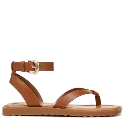 Vince Samuela Ankle Strap Sandals Sequoia Brown Leather 6 M | Flat Lug-Sole Casual Footwear thumbnail 6