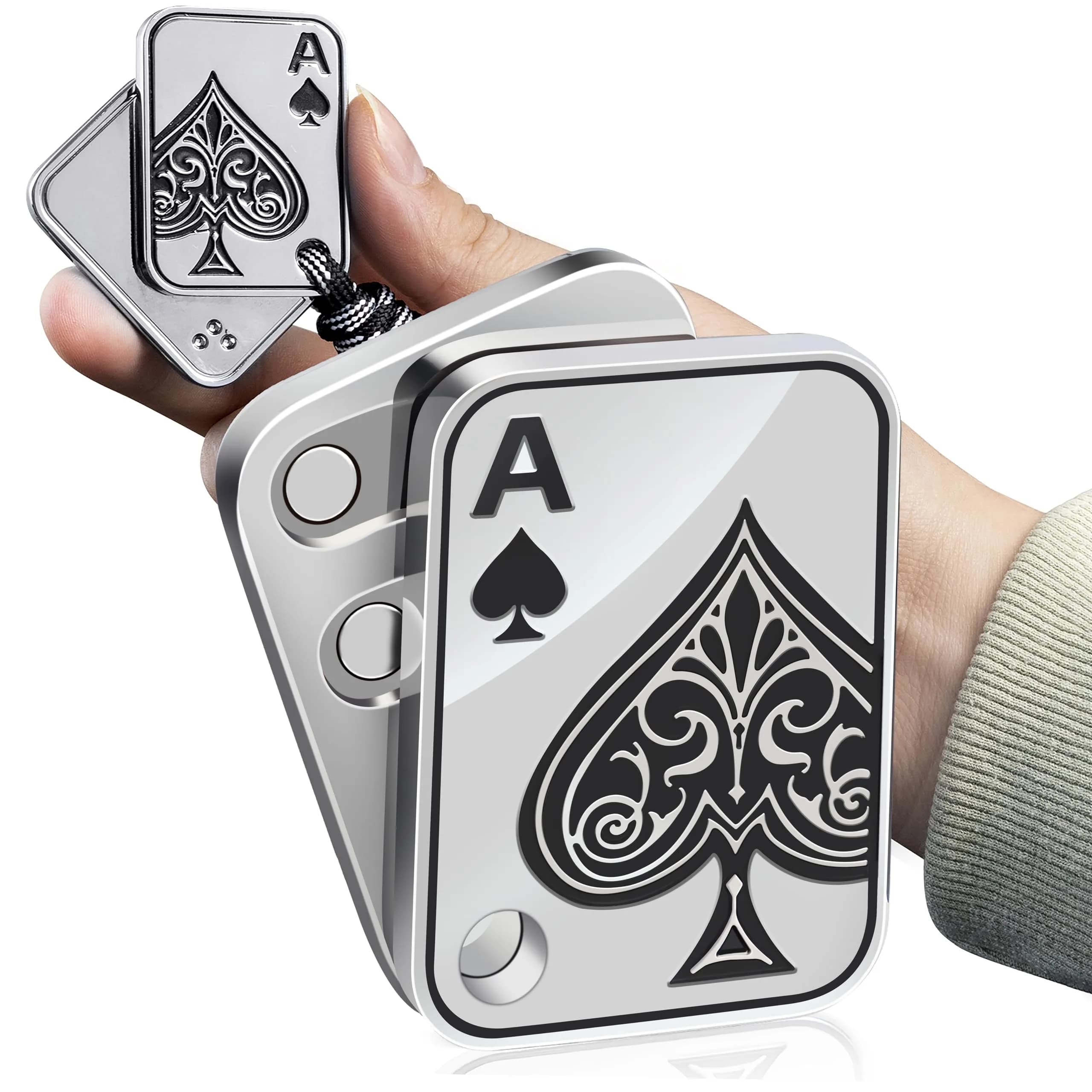 D.G.PLAYER Ace Poker Fidget Slider - Magnetic Stress Relief Toy | 70g (2.47 oz) - main product image