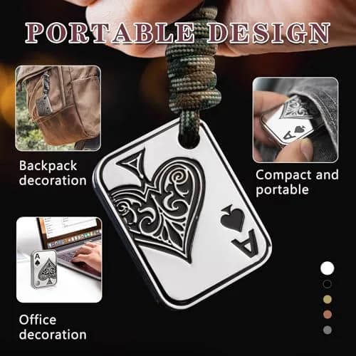 D.G.PLAYER Ace Poker Fidget Slider - Magnetic Stress Relief Toy | 70g (2.47 oz) thumbnail 4