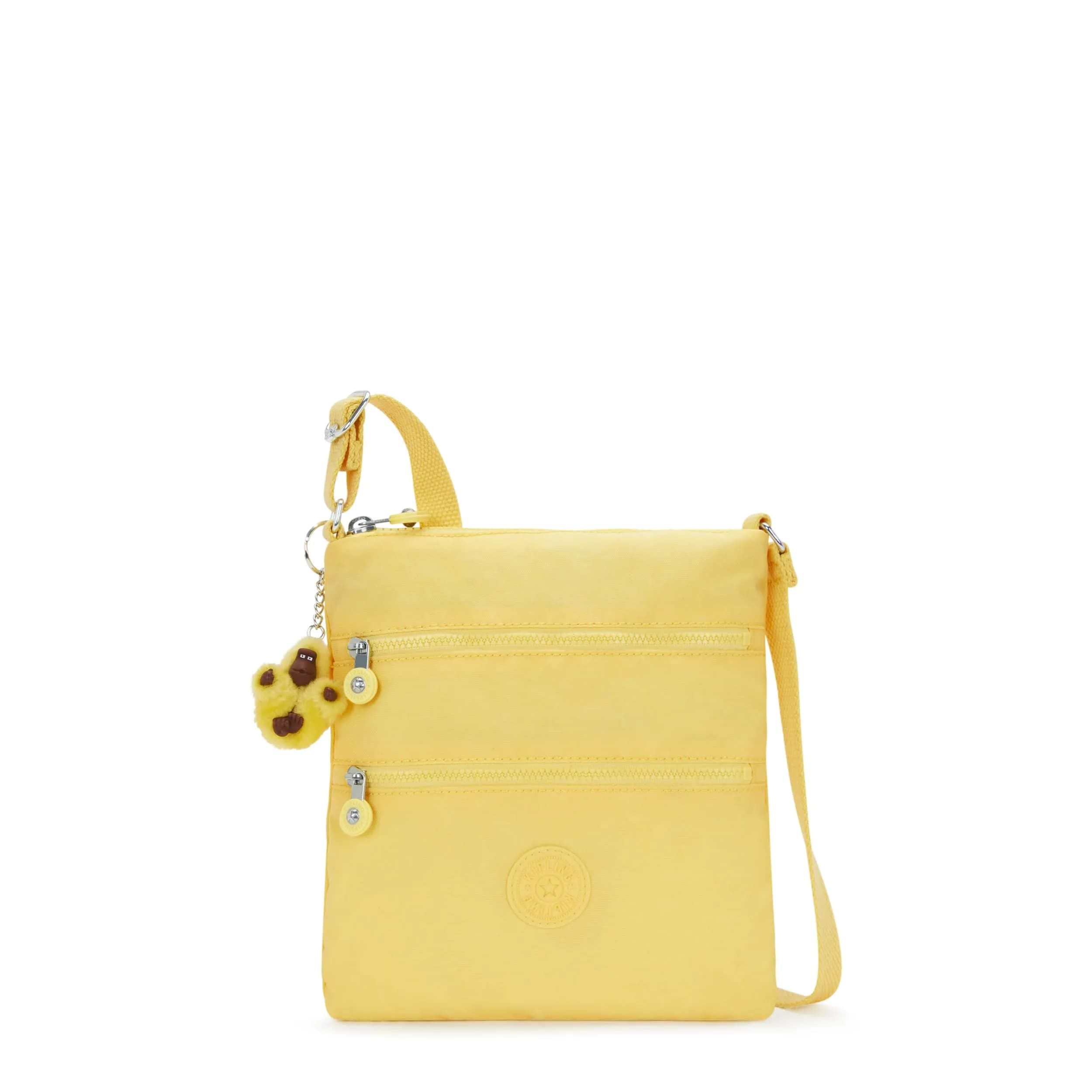 Kipling Keiko Crossbody Mini Bag 8.25''L x 9''H Nylon Buttery Sun | Lightweight, Adjustable, Durable — Buttery Sun / Mini