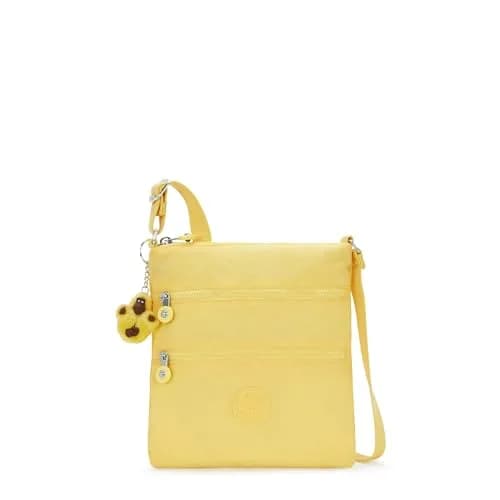 Kipling Keiko Crossbody Mini Bag 8.25''L x 9''H Nylon Buttery Sun | Lightweight, Adjustable, Durable thumbnail 1
