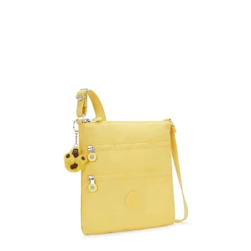 Kipling Keiko Crossbody Mini Bag 8.25''L x 9''H Nylon Buttery Sun | Lightweight, Adjustable, Durable thumbnail 4