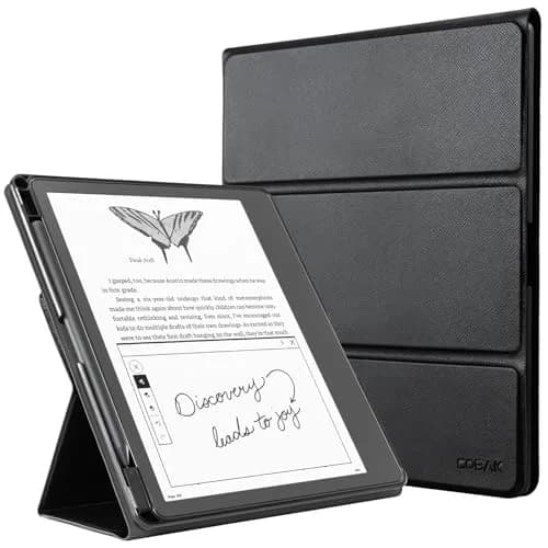 CoBak Stand Case for Kindle Scribe 10.2 Inch (25.9cm) | Premium PU Leather Folio with Pen Holder & Auto Sleep/Wake thumbnail 1