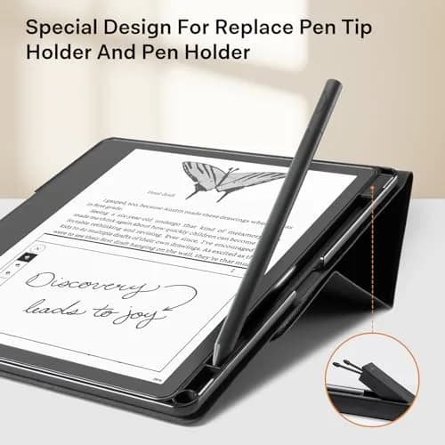 CoBak Stand Case for Kindle Scribe 10.2 Inch (25.9cm) | Premium PU Leather Folio with Pen Holder & Auto Sleep/Wake thumbnail 3