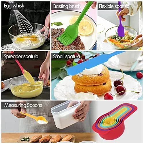 Rottay Stainless Steel Mixing Bowls Set 6pcs with Airtight Lids | Space-Saving, Durable & Dishwasher Safe thumbnail 4