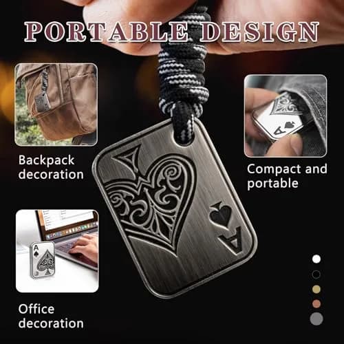 D.G.PLAYER Ace Poker Magnetic Fidget Slider 70g (2.5oz) | Stress Relief Toy with PTFE Pads thumbnail 4