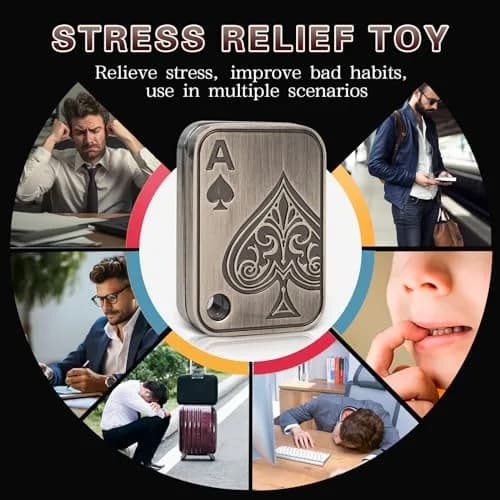 D.G.PLAYER Ace Poker Magnetic Fidget Slider 70g (2.5oz) | Stress Relief Toy with PTFE Pads thumbnail 6