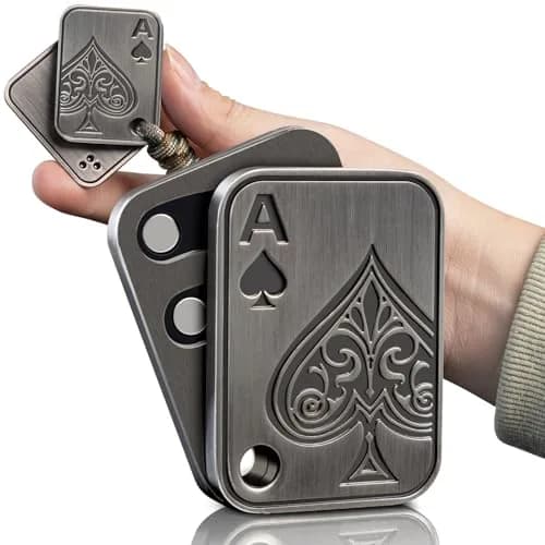 D.G.PLAYER Ace Poker Magnetic Fidget Slider 70g (2.5oz) | Stress Relief Toy with PTFE Pads thumbnail 1