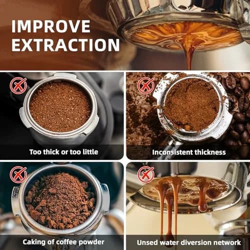 YMWVH 58mm Bottomless Portafilter for Breville Dual Boiler BES980XL/990BS/920XL | Precise Extraction thumbnail 4