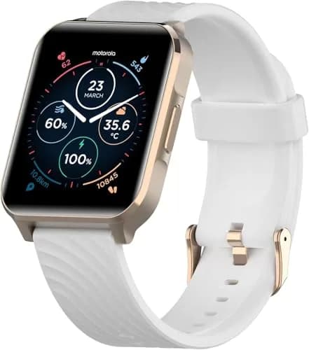 Motorola Moto Watch 70 - Health & Fitness Bluetooth Smartwatch 1.69" LCD Rose Gold | Advanced Health Features thumbnail 7