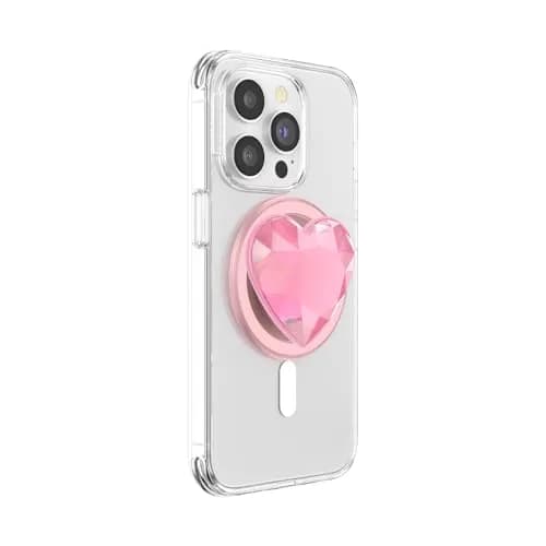 PopSockets Phone Grip for MagSafe Dichroic Heart | Magnetic Magnetic Holder- Secure, Stylish, Compatible with iPhone 12+ thumbnail 2