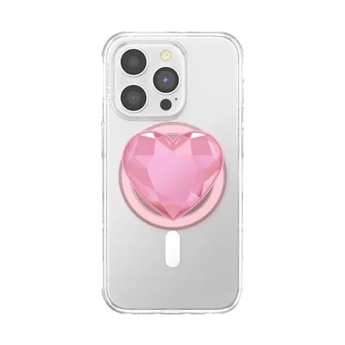 PopSockets Phone Grip for MagSafe Dichroic Heart | Magnetic Magnetic Holder- Secure, Stylish, Compatible with iPhone 12+ thumbnail 3