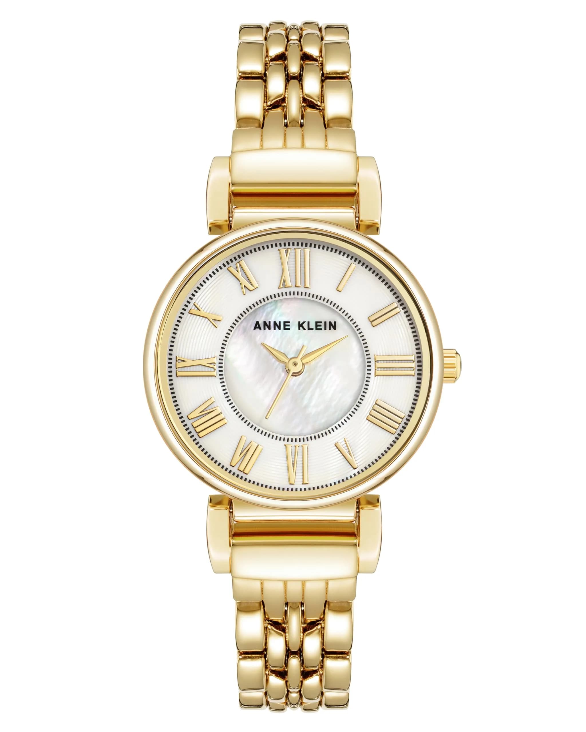 Anne Klein Women's Silver-Tone Crystal Bracelet Watch 30mm with Japanese Quartz Movement - main product image