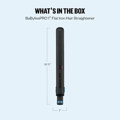 BaBylissPRO Digital Ionic 1 in. Titanium Flat Iron Hair Straightener | 450°F Heat, All-Directional Floating Plates, Dual Voltage thumbnail 7