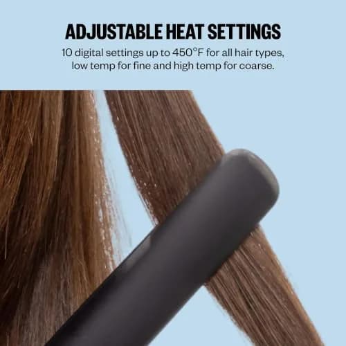 BaBylissPRO Digital Ionic 1 in. Titanium Flat Iron Hair Straightener | 450°F Heat, All-Directional Floating Plates, Dual Voltage thumbnail 4