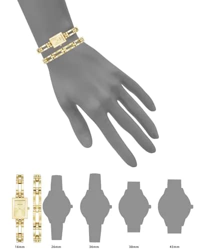 Anne Klein Women's Bracelet Watch Set | Gold-tone, 16.5mm Dial, Classic Style thumbnail 2