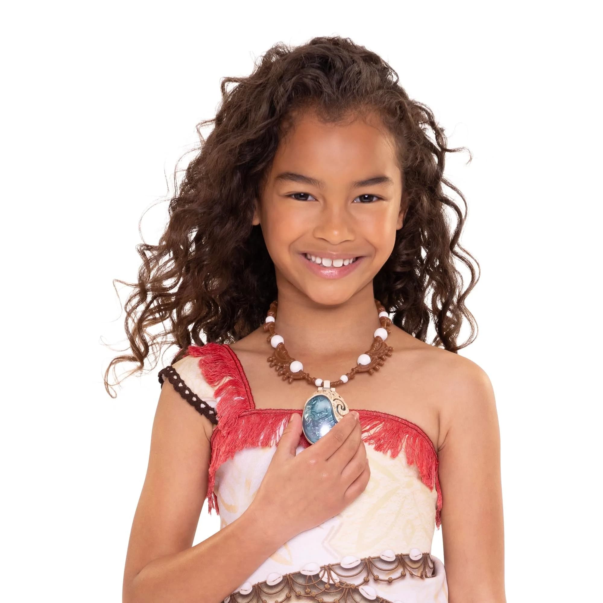 Disney Moana 2 Moana's Magical Sea Shell Light-Up Necklace for Girls | Role Play & Dress Up Accessory — Moana Necklace