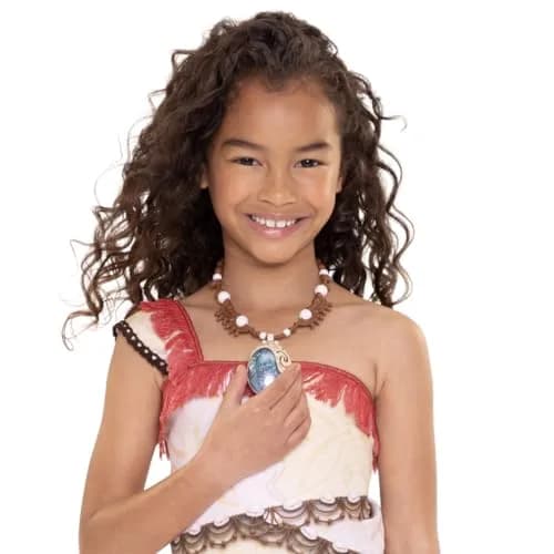 Disney Moana 2 Moana's Magical Sea Shell Light-Up Necklace for Girls | Role Play & Dress Up Accessory thumbnail 2