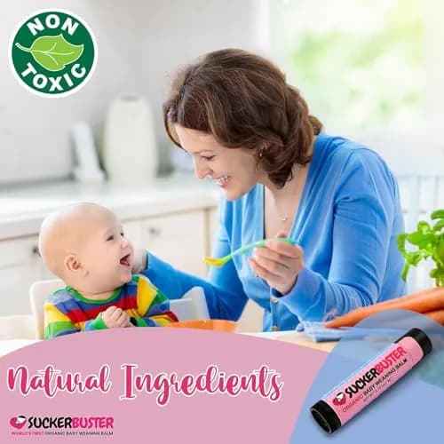 Suckerbuster Organic Baby Weaning Balm Stick 0.2ml (0.10 Fl Oz) | Gentle Weaning for Mothers & Babies thumbnail 8