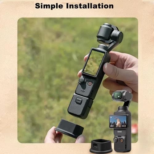 FiTSTILL Black Silicone Non-Slip Desktop Mount for DJI Osmo Pocket 4/3, Lightweight and Compact, with Charging Opening | Stable Desktop Base thumbnail 5