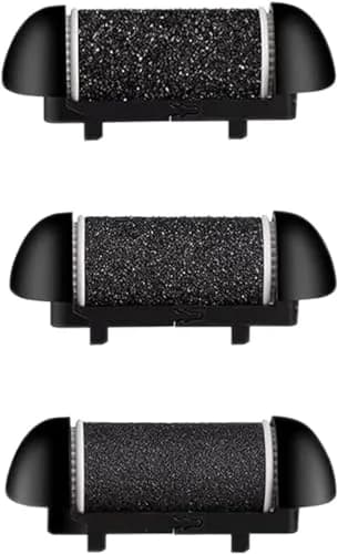 CIVYPRO Replacement Roller Heads for Electric Callus Remover BK-506, 3-Count (Extra Coarse, Regular Coarse, Gentle Coarse) | Foot Care Pedicure Tools thumbnail 1