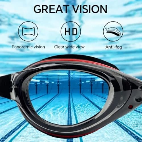 AIKOTOO Shortsighted Swimming Goggles -4.0 | Anti-Fog & UV Protection for Adults & Youth thumbnail 2