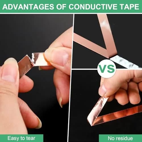 LOVIMAG Copper Foil Tape 25mm (0.98 Inch) x 82.5ft | High Conductivity Industrial Adhesive Tape thumbnail 5