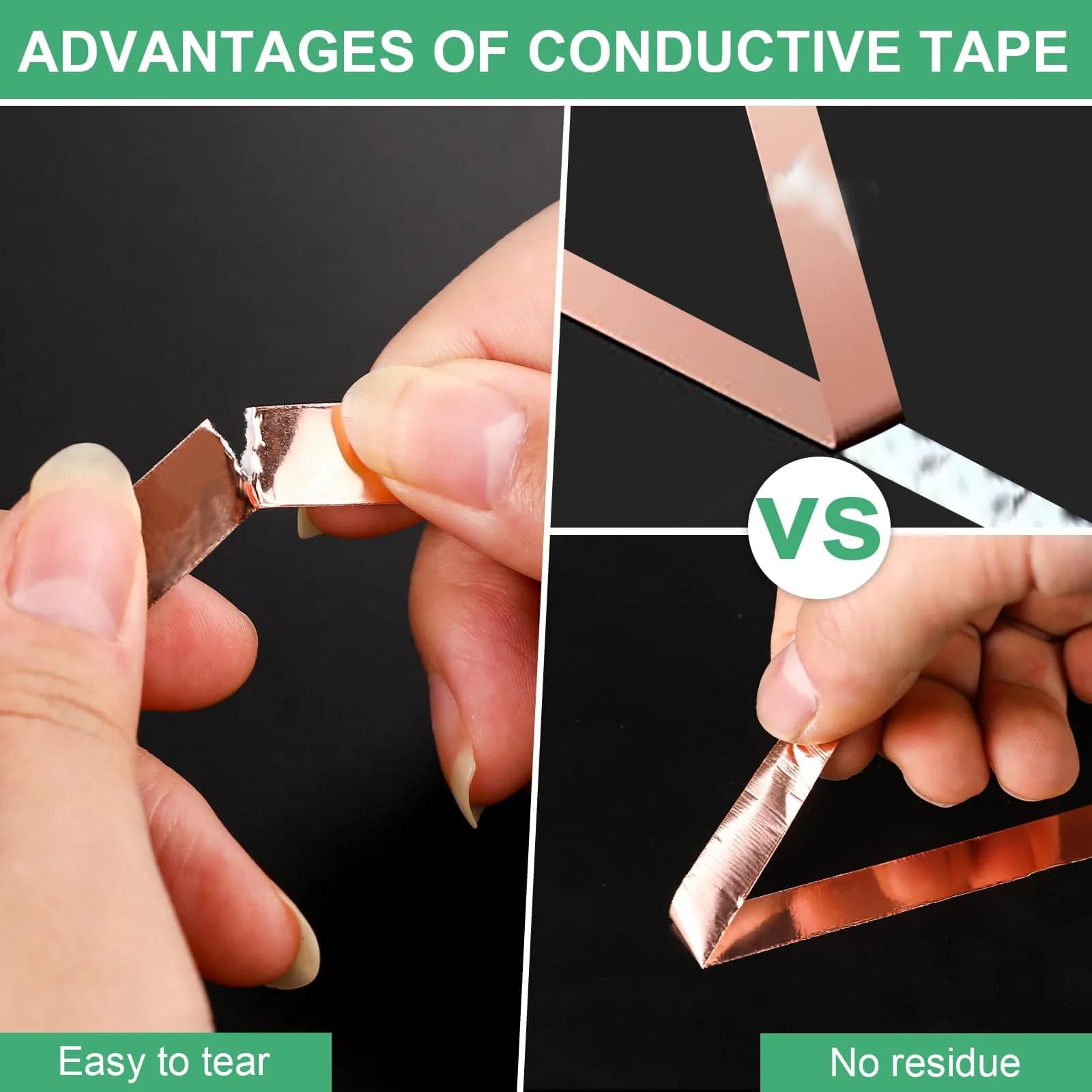 LOVIMAG Copper Foil Tape 4 Sizes (0.2-0.4 Inch) x 72.6FT | High Conductivity for Electronics & Crafts - view 5