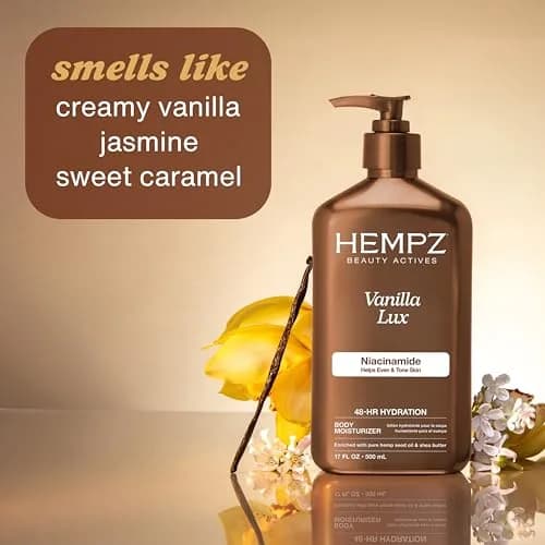 Hempz Mini Vanilla Lux Herbal Body Moisturizer 2.25 oz. | Hydrates & Nourishes with Natural Hemp Seed Oil thumbnail 3