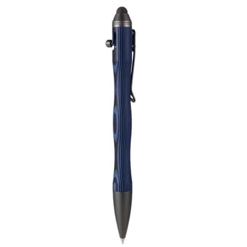 Cool Hand 5.7'' G10 EDC Bolt Action Pen, Touch Screen Stylus, Model 5375-N | Ergonomic large-hand grip, refillable, stylish navy thumbnail 4