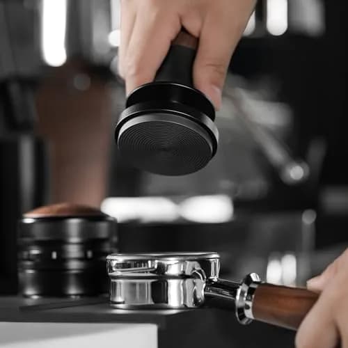MHW-3BOMBER 53.35mm Espresso Coffee Tamper with Three Spring Loaded Calibrated Espresso Tamper 30lbs | Titanium Coating Black thumbnail 2