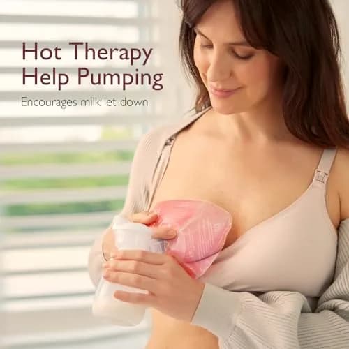 Momcozy Larger Breast Therapy Packs, Hot & Cold Gel Pads with Covers, 2 Count | Essential for Breastfeeding & Postpartum Recovery thumbnail 4