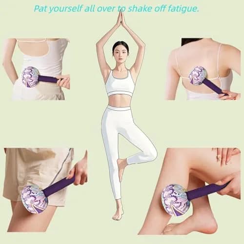 APSWUDR Manual Back Massager Hammer with Mugwort Essence | 0.29 kg (0.6 lb) thumbnail 5