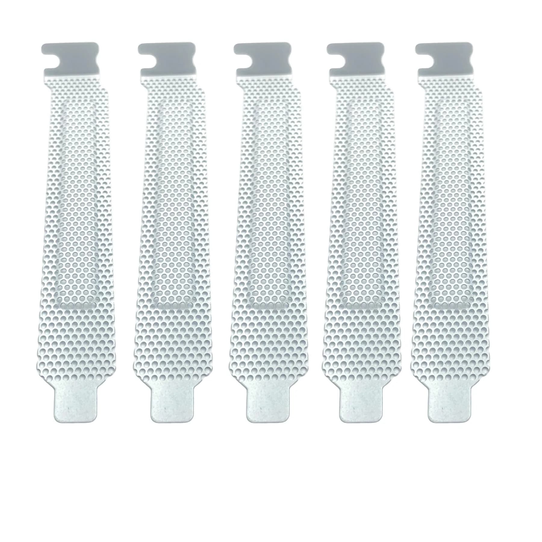 daier White PCI Slot Covers 10PCS | Dust Filter Bracket for Computer Cases with Heat Dissipation (120 chars) - main product image