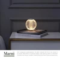 Alora Lighting Kuzco Marni 4in LED Table Lamp Natural Brass | Modern Transitional Design with 2W LED & Touch Dimming thumbnail 9