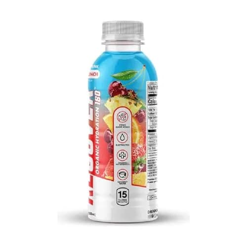 RECOV3R 180 Organic Fruit Punch Hydration Drink 16.9 Fl Oz | Organic Water & Fruit Punch for Indian Consumers thumbnail 3