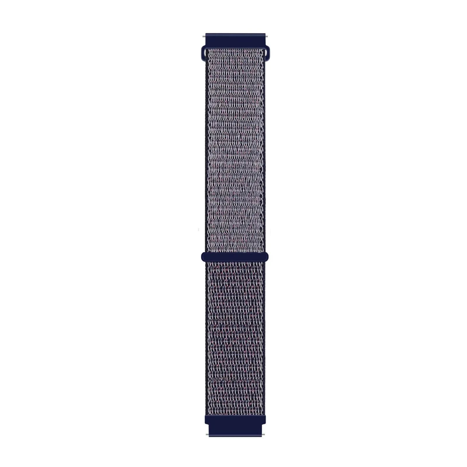 BlackPro Compatible with Coros Pace 3 Watch Band, Breathable Nylon Sport Strap for Men Women — Midnight Blue
