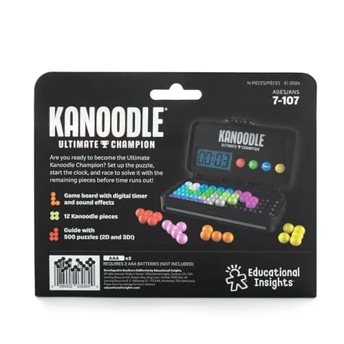 Educational Insights Kanoodle Ultimate Champion 3D Brain Teaser Puzzle Game | Ages 7+ Spatial Reasoning Toy thumbnail 8