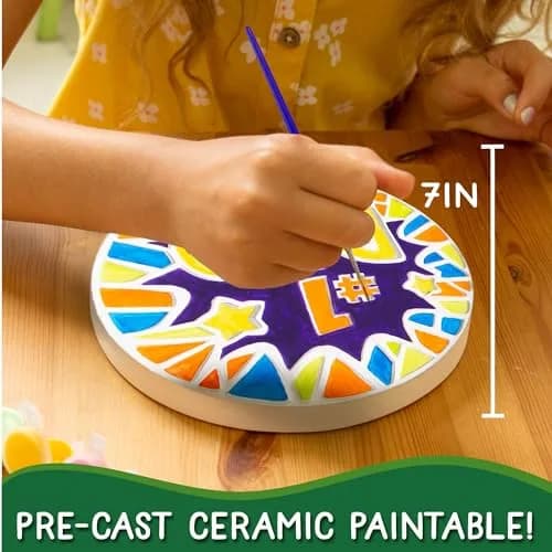 Creative Roots #1 Dad Stepping Stone Paint Kit | USA Imported Craft for Kids Ages 8-12 - view 4