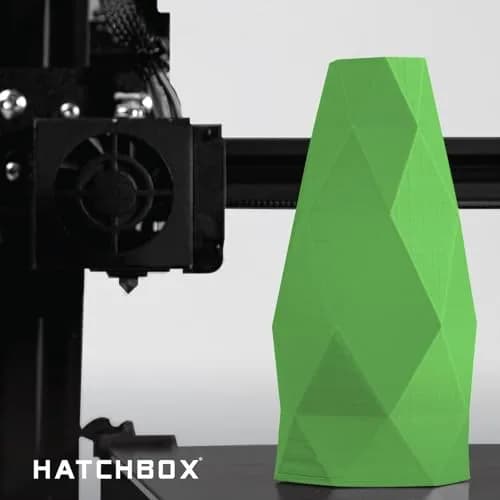 HATCHBOX 1.75mm Lime Green TPU 3D Printer Filament Shore 95A | Flexible, Durable, 1kg Spool thumbnail 7