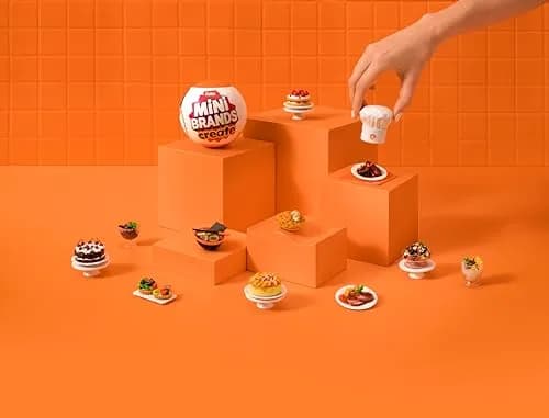 Mini Brands Master Chef Series 1 (2 Pack) | 11 Realistic Dishes, DIY Resin Play, UV Speed Set thumbnail 5