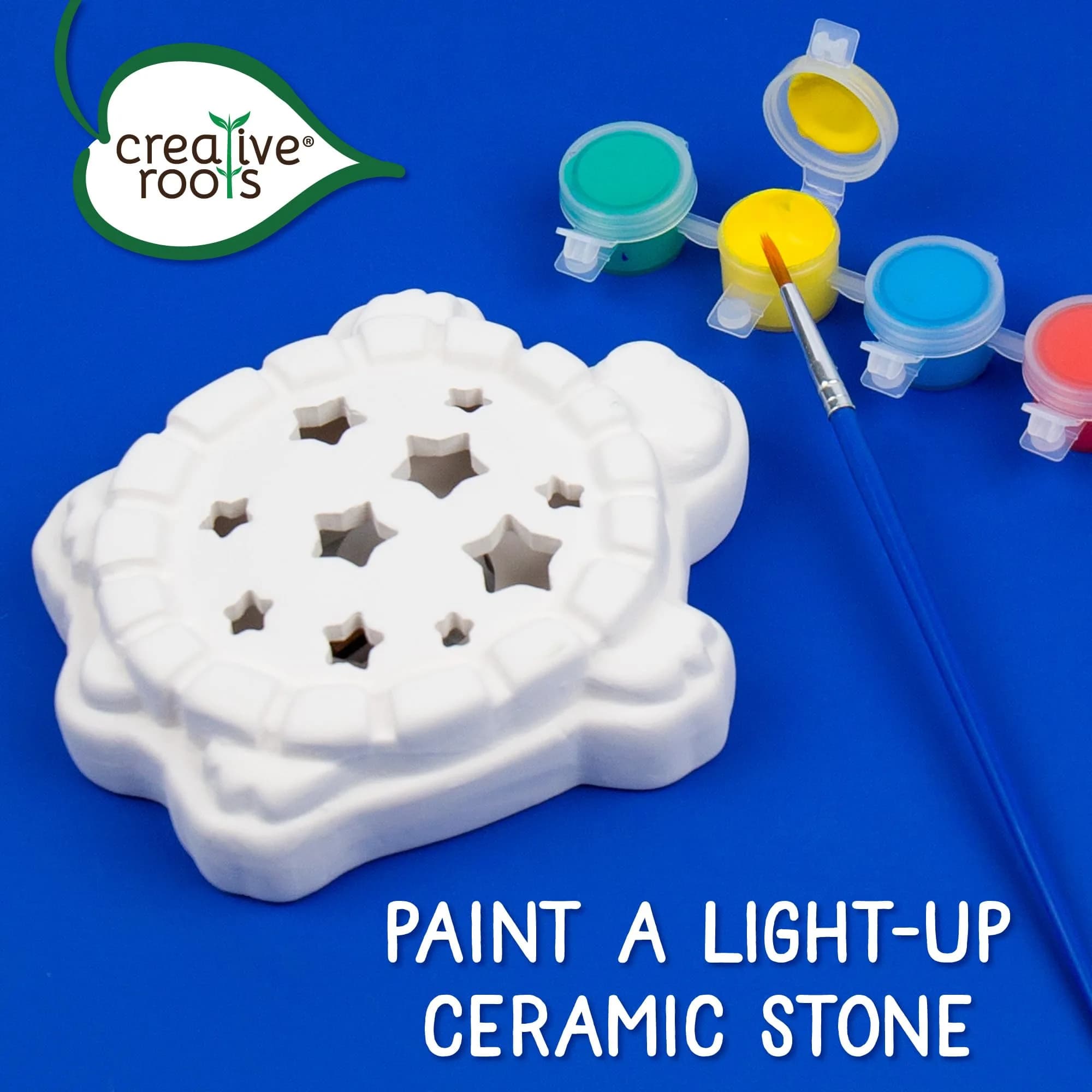 Creative Roots Light Up Turtle Stepping Stone Craft Kit | Assorted Colors Art Craft Kit - view 4