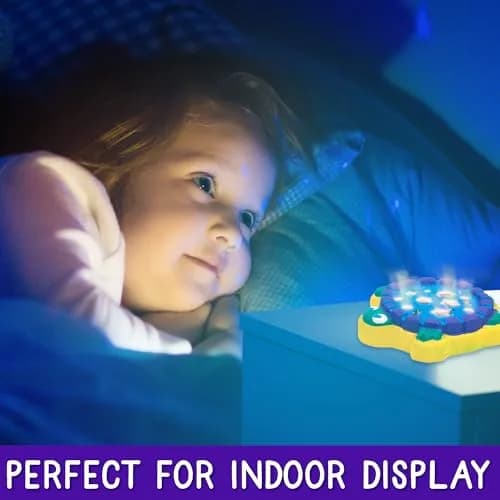Creative Roots Mini Light Up Turtle Stepping Stone Craft Kit 11.4 cm (3.9 in.) | Color-Changing LED & Acrylic Paints thumbnail 3