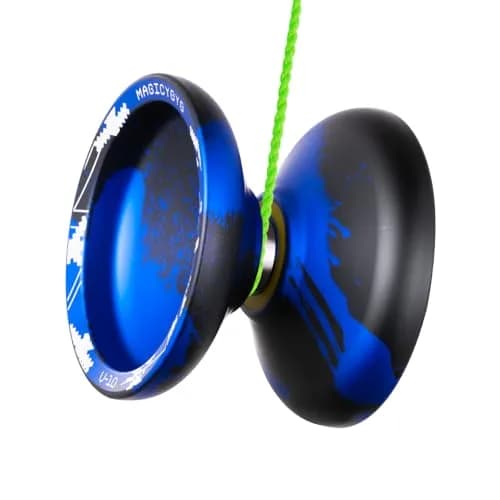 MAGICYOYO V10 Finger Spin Yoyo Black Blue | Responsive & Unresponsive Dual Purpose Metal Yoyo thumbnail 9