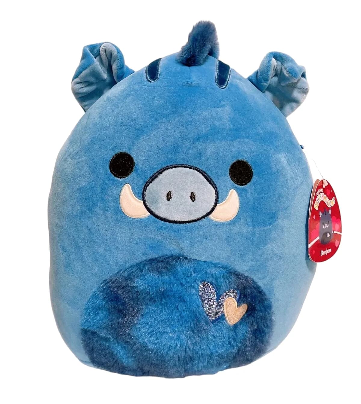 Squishmallows 2024 Valentine Squad 12" Plush Toy | Blue Warthog, Cuddly & Supportive (70-120 chars)