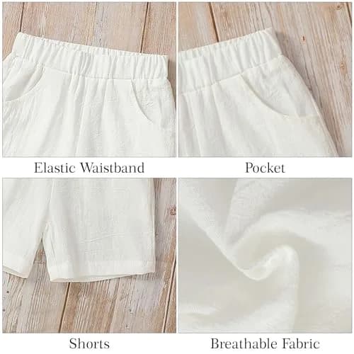 YALLET Toddler Boy Clothes Summer Outfits 4-5T | Casual Beach Style for Boys thumbnail 6