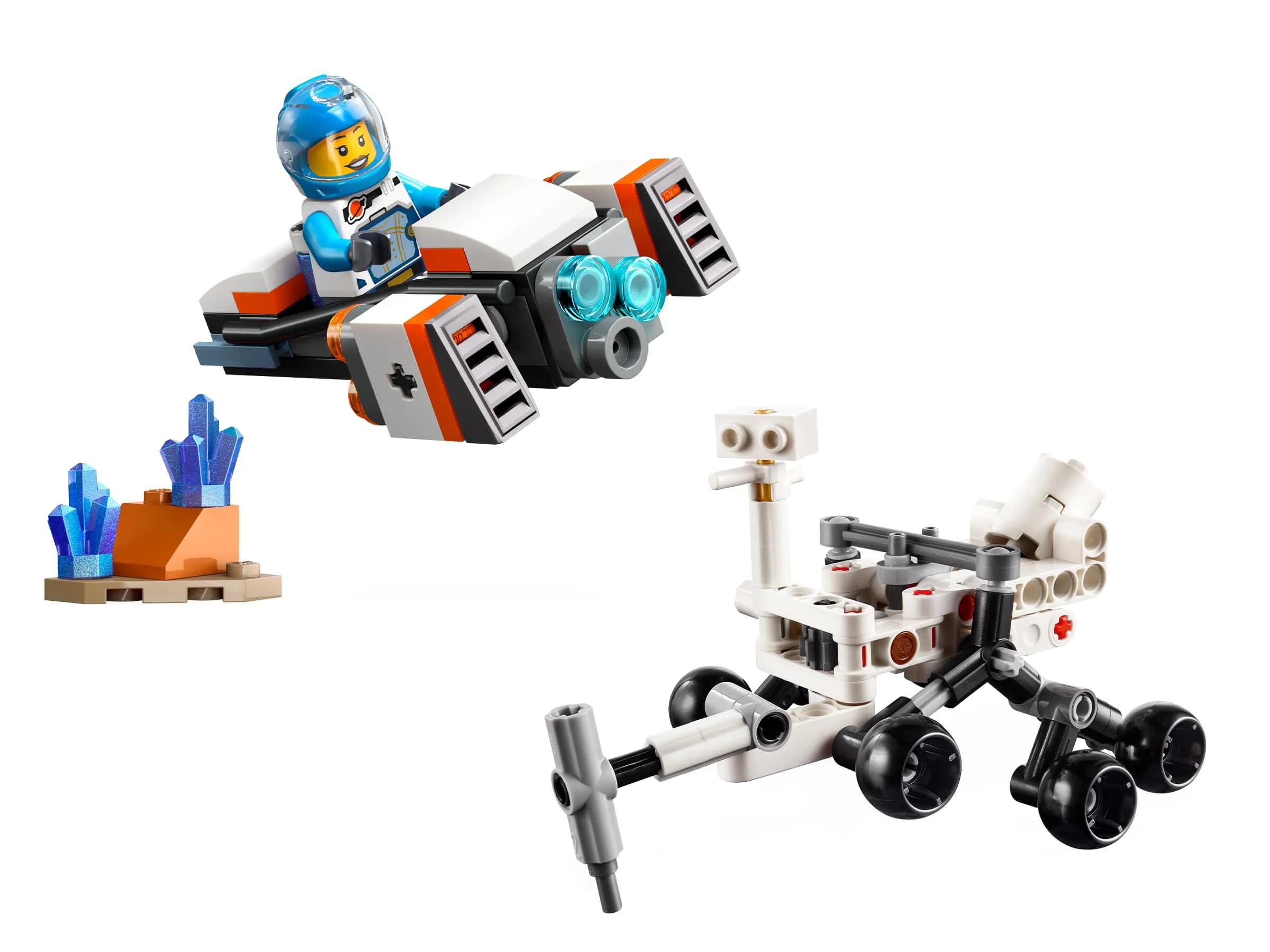 LEGO City Weltraum-Hoverbike | Unisex Space Building Toy, 46 pcs, Plastic, 0.03kg — Multi-coloured